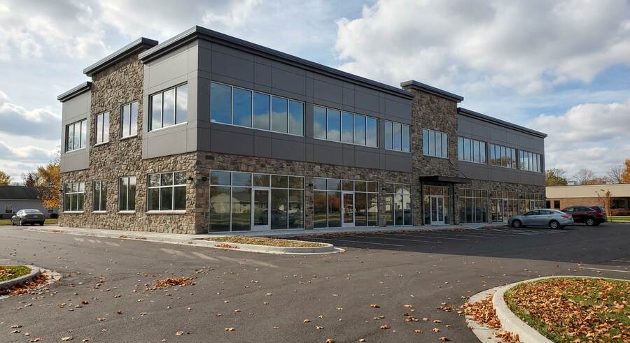 Stone Veneer & Commercial Storefront Glazing