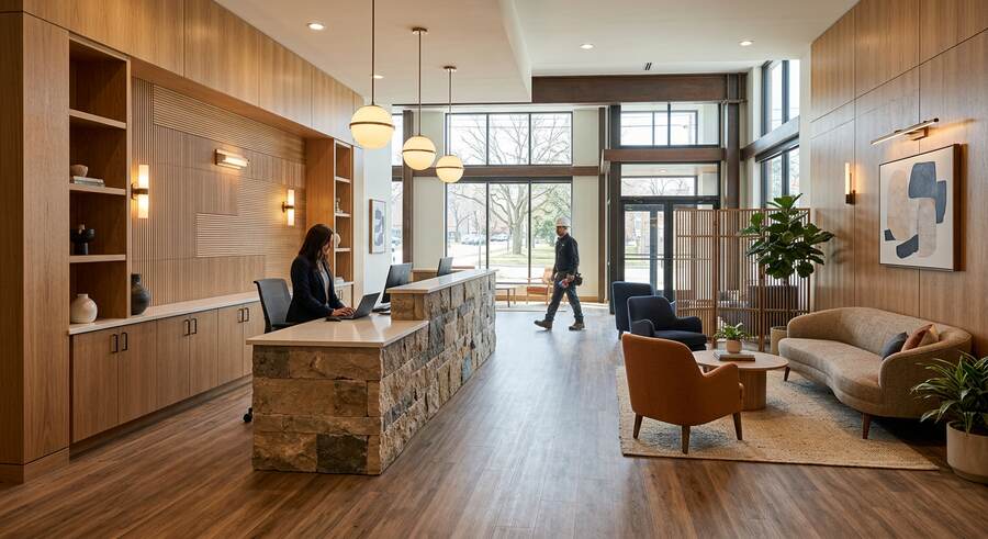 Corporate HQ & Lobby detail 3