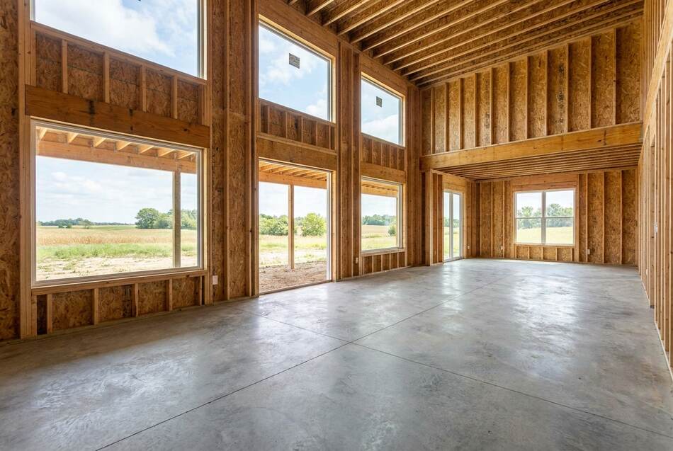 Custom Residential Timber Roof Rafters & Framing