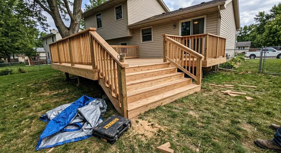 Structural Timber Deck & Staircase Reconstruction