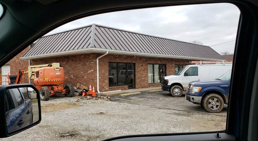 Commercial Storefront Mansard Standing-Seam Re-Roof
