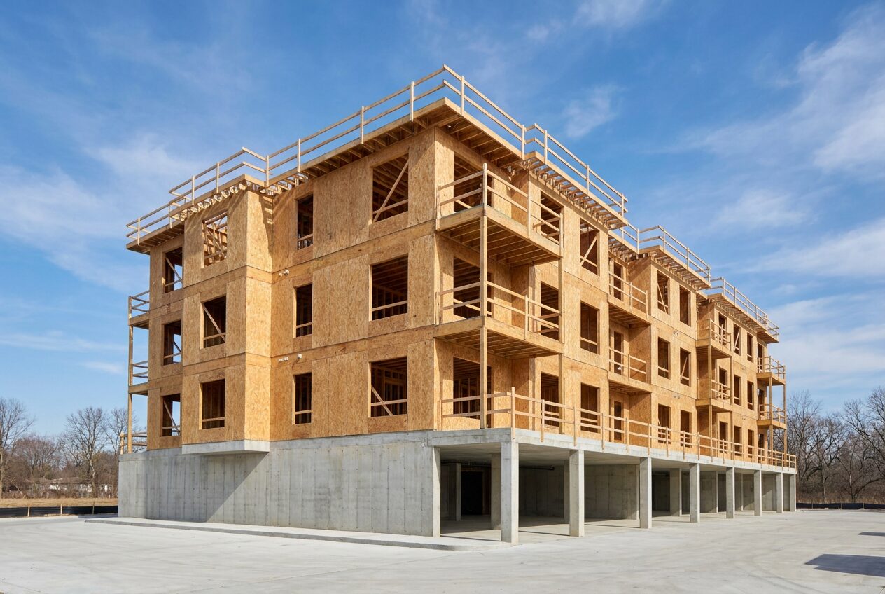 Multi-Family Structural Timber & OSB Decking